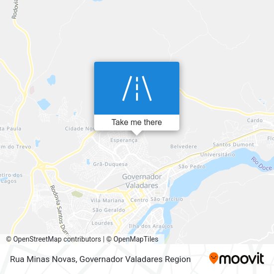 Rua Minas Novas map