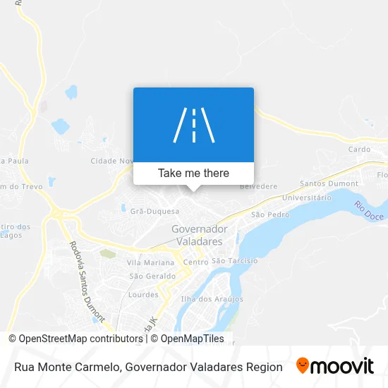Rua Monte Carmelo map