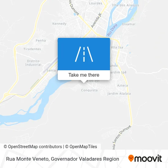 Rua Monte Veneto map