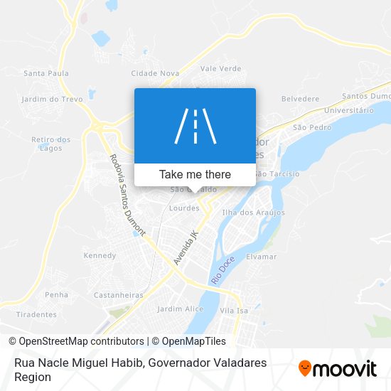 Rua Nacle Miguel Habib map