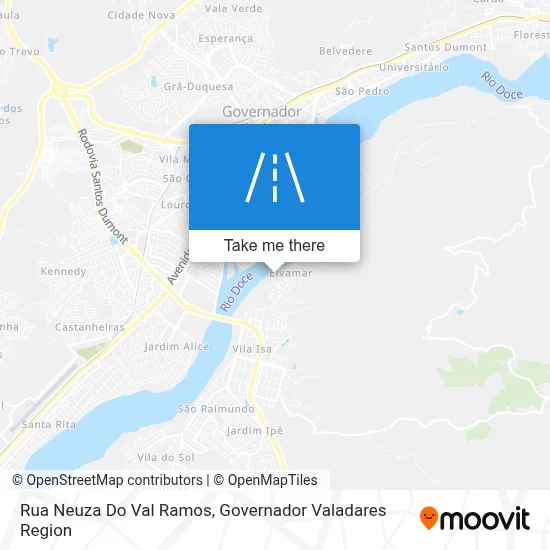 Rua Neuza Do Val Ramos map