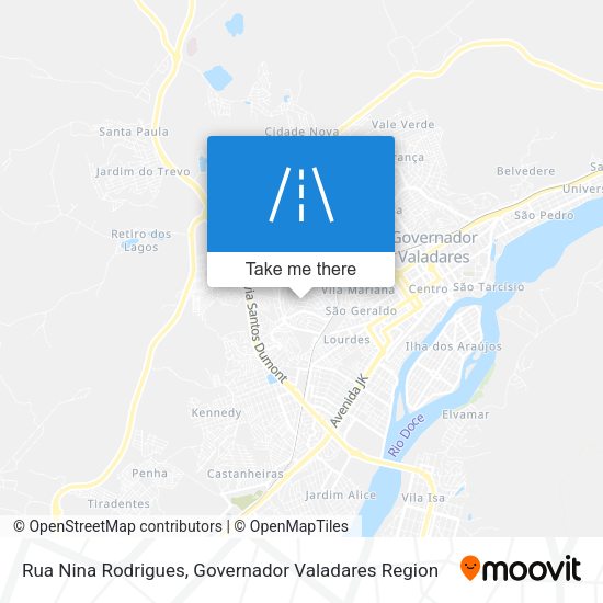 Rua Nina Rodrigues map