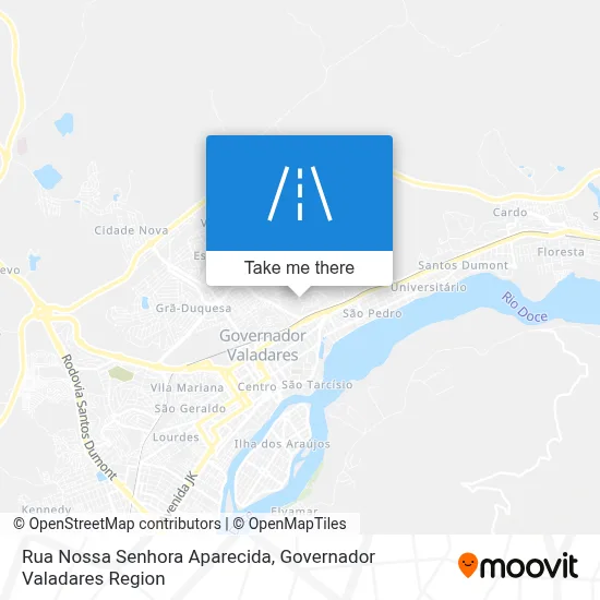 Rua Nossa Senhora Aparecida map