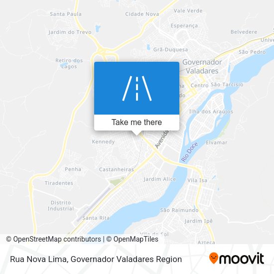 Rua Nova Lima map