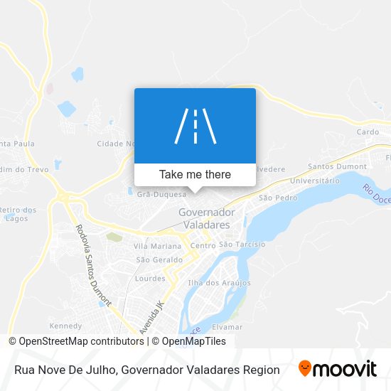 Rua Nove De Julho map