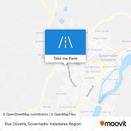 Rua Oliveira map