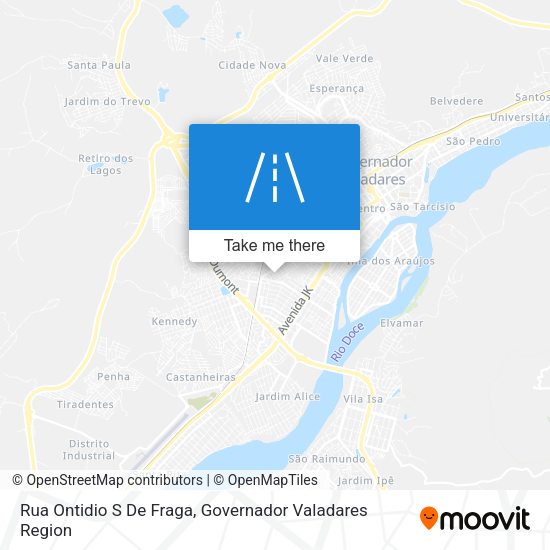 Rua Ontidio S De Fraga map