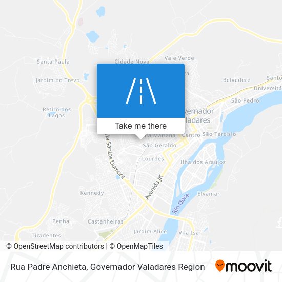 Rua Padre Anchieta map