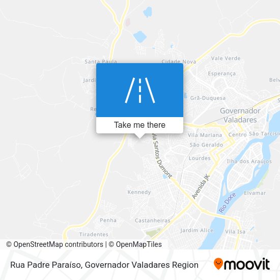 Rua Padre Paraíso map