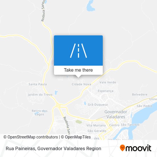 Rua Paineiras map