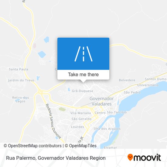 Rua Palermo map
