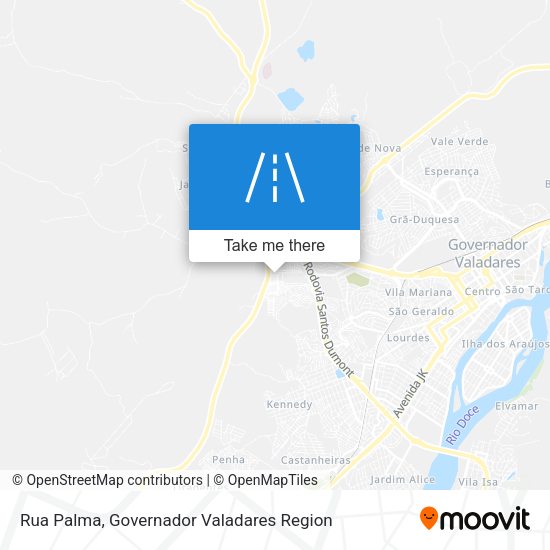 Rua Palma map