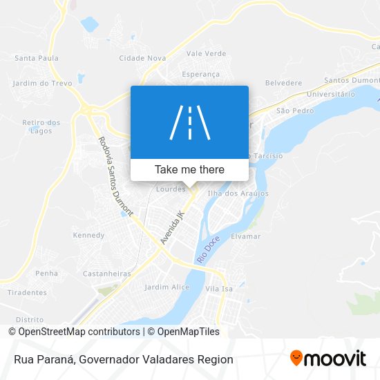Rua Paraná map