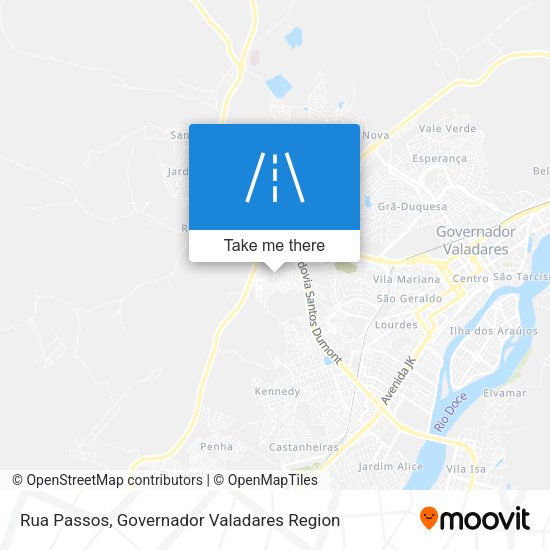 Rua Passos map