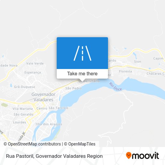 Rua Pastoril map