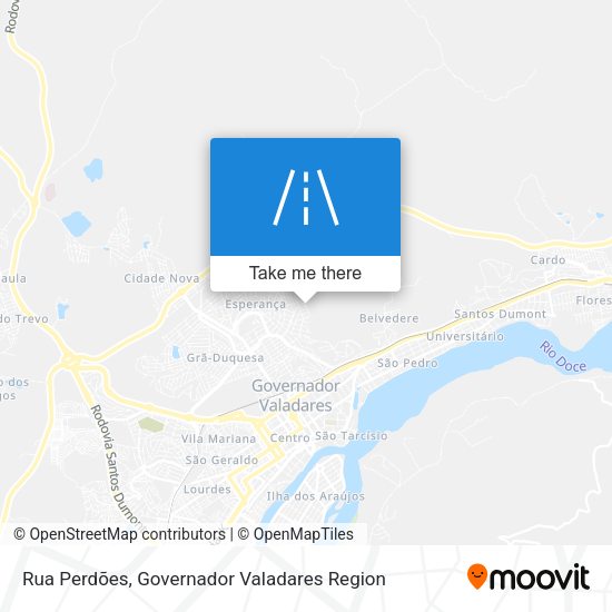 Rua Perdões map