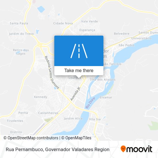 Rua Pernambuco map