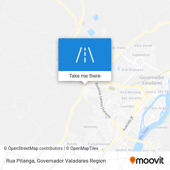 Rua Pitanga map