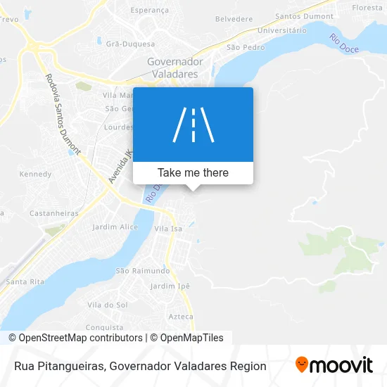 Rua Pitangueiras map