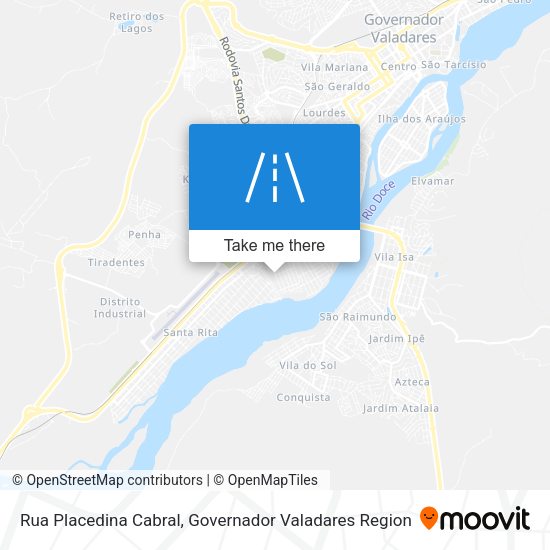 Rua Placedina Cabral map