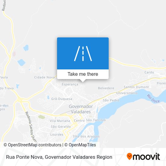 Rua Ponte Nova map