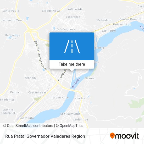 Rua Prata map