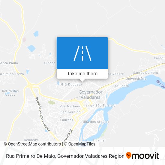 Rua Primeiro De Maio map