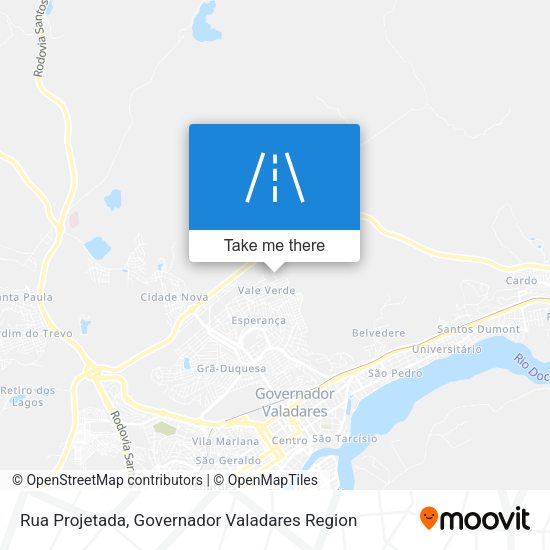 Rua Projetada map