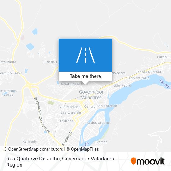 Rua Quatorze De Julho map
