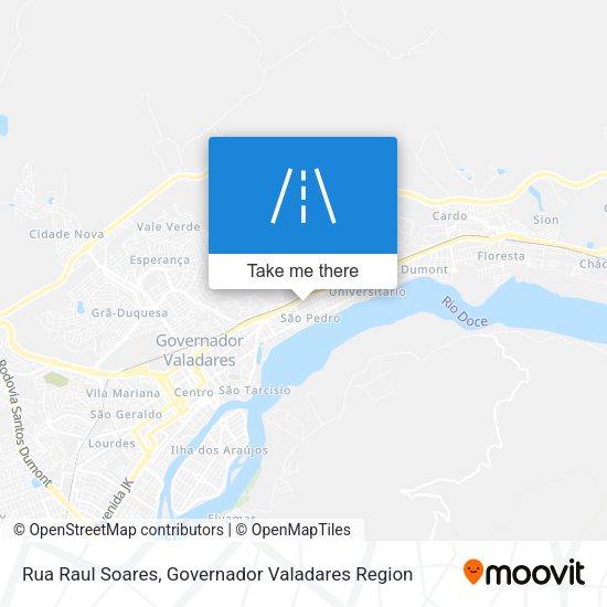 Rua Raul Soares map