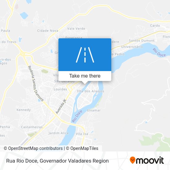 Rua Rio Doce map