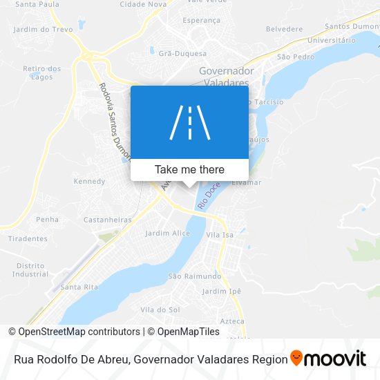 Rua Rodolfo De Abreu map