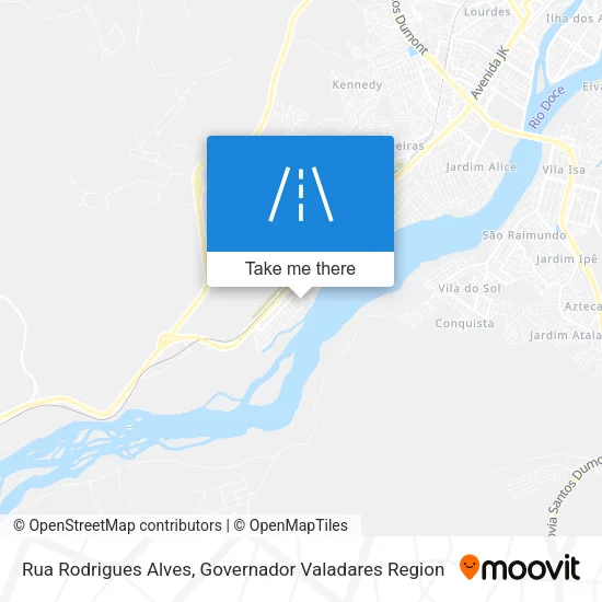 Rua Rodrigues Alves map