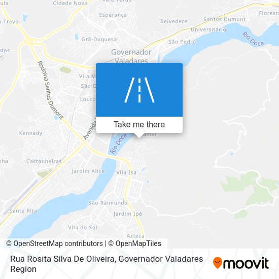 Rua Rosita Silva De Oliveira map