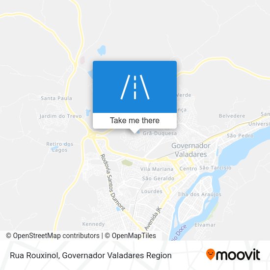 Rua Rouxinol map
