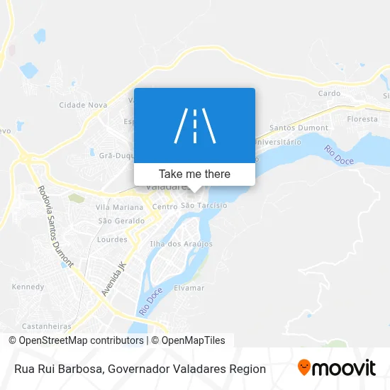 Rua Rui Barbosa map