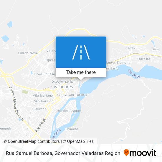 Rua Samuel Barbosa map