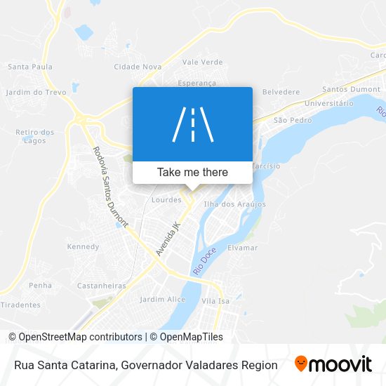 Rua Santa Catarina map