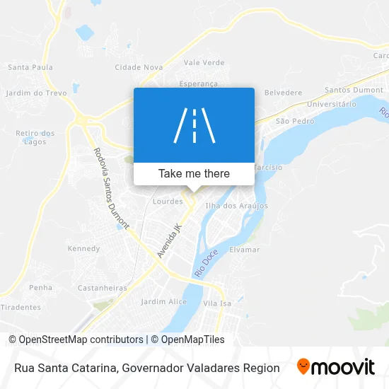 Rua Santa Catarina map