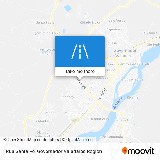 Rua Santa Fé map