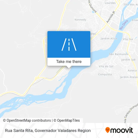 Rua Santa Rita map