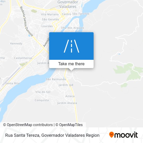 Rua Santa Tereza map