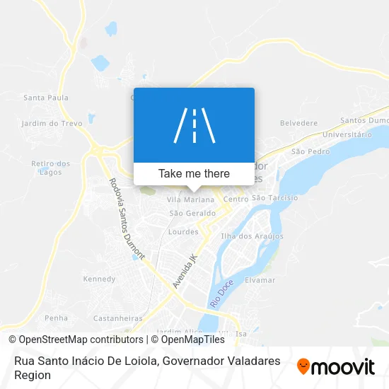 Rua Santo Inácio De Loiola map