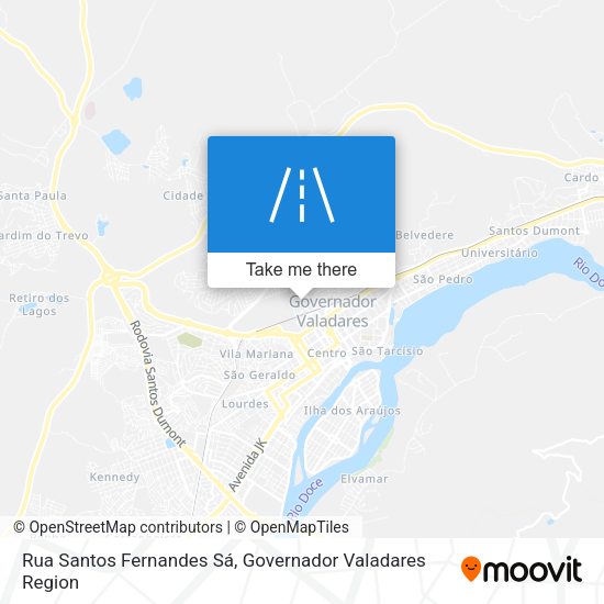 Rua Santos Fernandes Sá map