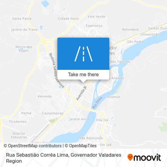 Rua Sebastião Corrêa Lima map