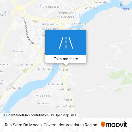 Rua Serra Da Moeda map