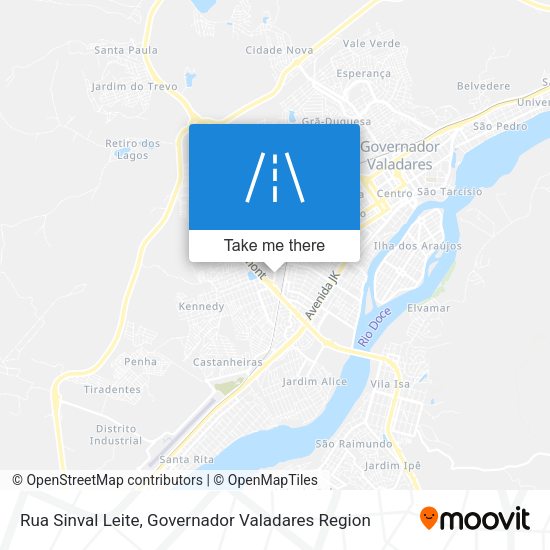 Rua Sinval Leite map