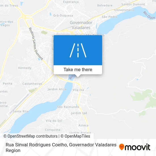 Rua Sinval Rodrigues Coelho map