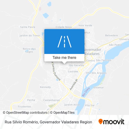 Rua Sílvio Romério map