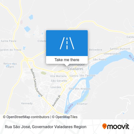 Rua São José map
